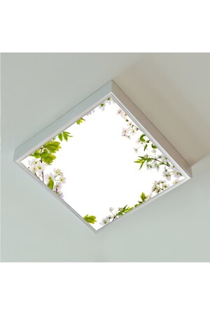 Baharlım Tavan Avize-60x60-led-54watt-tavana Yapışık Lamba-ev Aydınlatma-modern Salon Avizeleri- Uv GP-2025-Baharlım - 5