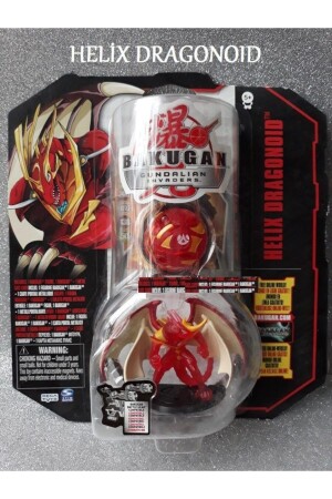 Bakugan Helıx Dragonoıd Bakunano Oyuncak Orjinal Helix Kızıl Ejder 7868567856 - 2