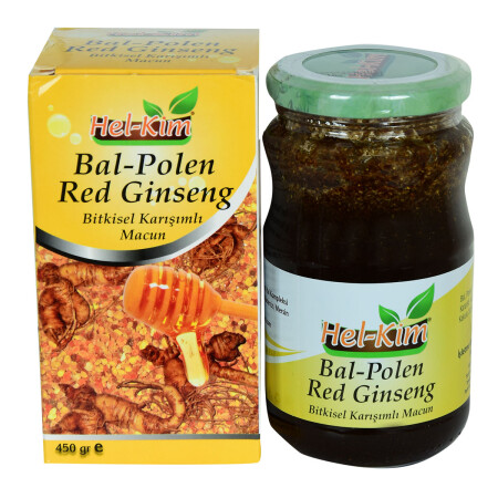 Bal Polen Red Ginsengli Bitkisel Karışımlı Macunnu 450 Gr - 6