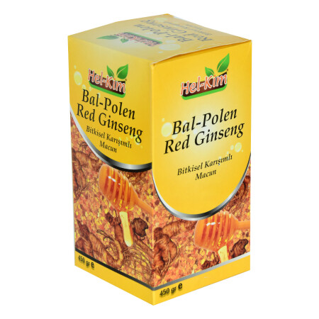 Bal Polen Red Ginsengli Bitkisel Karışımlı Macunnu 450 Gr - 8