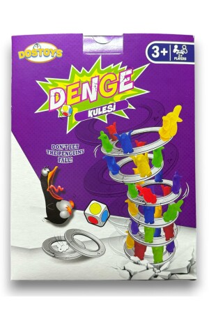 Balance Tower – buntes Pinguin-Balance-Spiel – pädagogisches Aktivitätsspiel für die ganze Familie - 6