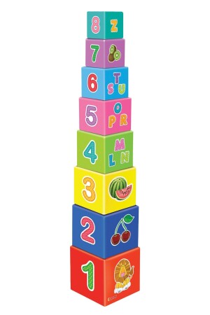 Balance-Turm-Spiel, Lernspielzeug für 0–3 Jahre - 4