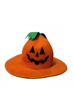 Balkabağı Şapkası Halloween Yetişkin - 1