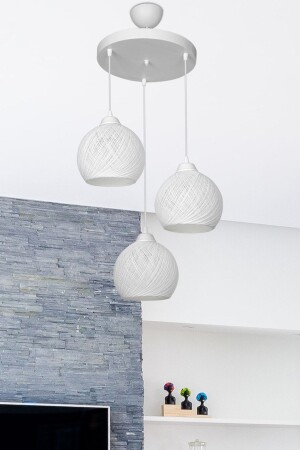 (MNZ-Ball Triple Circle) شمعة من طراز (MNG) البيضاء - Gloria