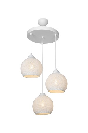 Ball Triple Circle Kronleuchter Off White MNG. 5140 - 5