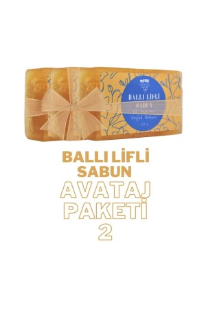 Ballı Lifli Arı Sütlü Sabun Doğal El Yapımı 3x125g (3 Adet) Sa-sb004av2 SA-SB004AV2 - 1