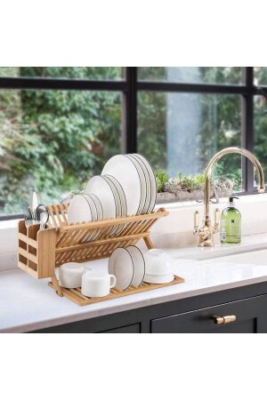 BAMBU BULAŞIKLIK (KAŞIKLIKLI) V2 - Kotia Home