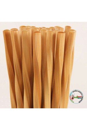 Bambu Chopsticks Yıkanabilir Premium Çin Yemek Çubuğu 10 Çift 24 Cm TYC00751444757 - 5