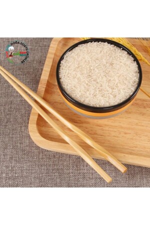 Bambu Chopsticks Yıkanabilir Premium Çin Yemek Çubuğu 10 Çift 24 Cm TYC00751444757 - 6