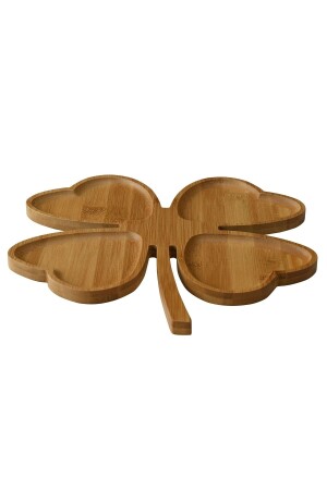 (MNZ-Bamboo Clover Breakfast/Snack Bowl) 26*26*1.2 سم MGSS9864645 - BOHOBAZZAR
