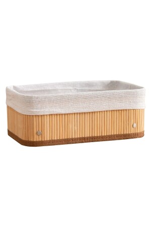 Bambu Organizer Sepet & Dekoratif Sepet Katlanır Sepet & Doğal Organizer Bambu Toplayıcı Düzenleyici Pr33697ÖNH - 4