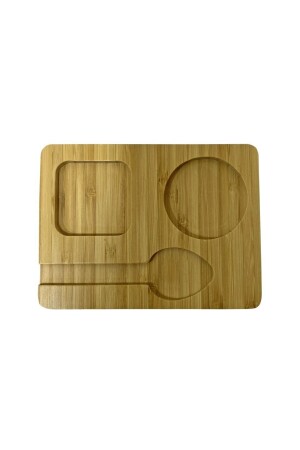 Bambu Sunum Tabağı -ta16*12*1-8cm - Bohobazzar