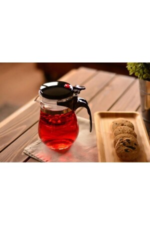 Bambum – French-Press-Teekanne aus Borosilikat mit Glassieb – Teekanne 500 ml - 6