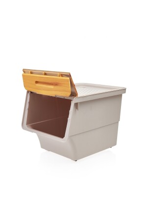 Bambus-Einzelorganizer – Beige – 33 Lt 06APK040 - 5