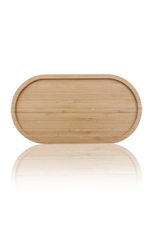 Bambus Ovale Präsentationstafel Servierplatte 45x16cm Pt4516 4516pt - Cagla Homes
