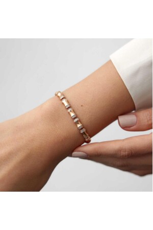 Bambusreihen-Diamantarmband - 5