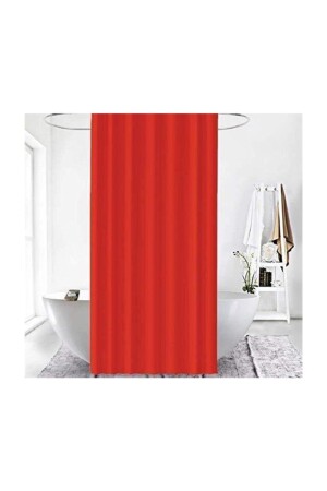 Banyo Duş Perdesi 0010 Kırmızı Çift Kanat 2x120x200 BAPJAC0010KIRC - 1