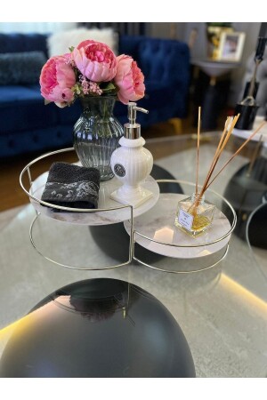 MNZ- حمام التجميل المجوهرات منظمة العطور قفزة منظمة متعددة الأغراض مرتفعتين عرض الصندوق خطورةEdit - Hazella Home