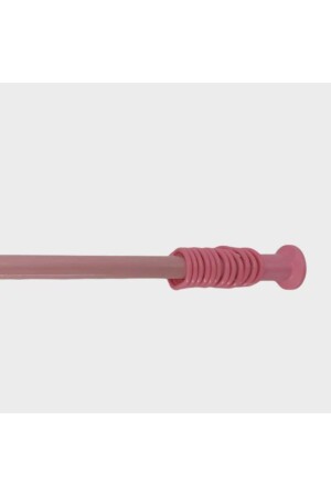 Banyo Perde Borusu 160cm-260cm Pembe Duş Perde Borusu Perde Askısı Metal - 2