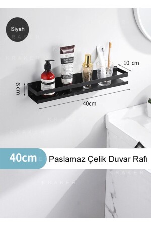 Banyo Rafları Sondajsız Köşe Rafı Duvara Monte Duş Tutucu Tuvalet Düzenleyici Banyo Aksesuarları ttv-5 - 1