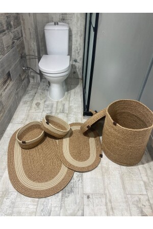 مجموعة الحمام - مجموعة الحمام - مجموعة السلة القذرة - مجموعة المود - مجموعة السلة البيضاء - سلة الغسيل - مجموعة الحمام الرائعة - Ersu Ahat Home Design Ea