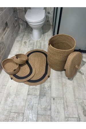 مجموعة الحمام - مجموعة الحمام - مجموعة السلة القذرة - مجموعة المود - مجموعة السلة البيضاء - سلة الغسيل - مجموعة الحمام الرائعة - Ersu Ahat Home Design Ea