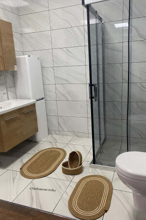 Banyo Takımı ,Banyo Seti ,Kirli Sepeti ,Paspas Takımı ,Oval Sepet ,Çamaşır Sepeti ,Dekor banyoseti - 5