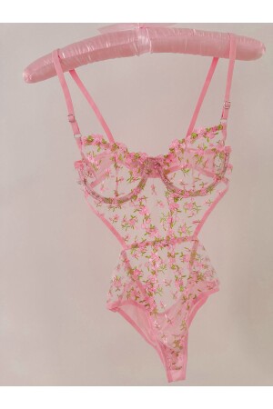 Barbi Floral Pink Bodysuit - 1