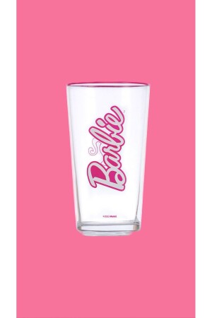 Barbie Baskılı Cam Bardak 570 Ml LH9 - 1