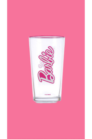 Barbie Baskılı Cam Bardak 570 Ml LH9 - 3