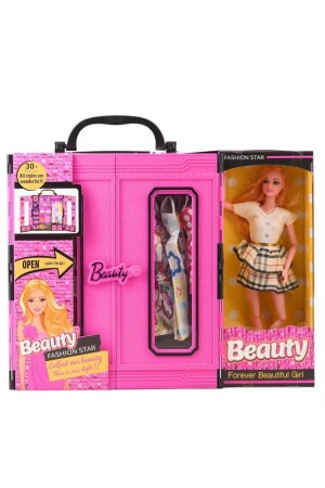 Barbie-Garderobe mit Infinite Motion Doll – Kleidergarderobe mit Tasche - 1