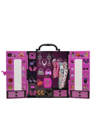 Barbie-Garderobe mit Infinite Motion Doll – Kleidergarderobe mit Tasche - 5