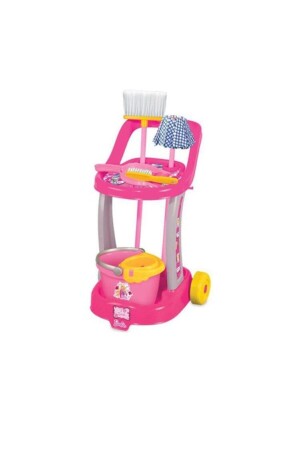 Barbie-Spielzeug-Reinigungswagen + Barbie-Spielzeug-Bügelbrett, Lernspielzeug-Set YVZ - 4