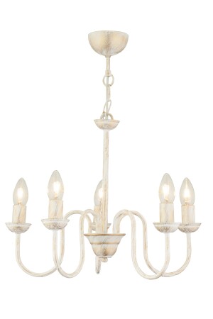 Barceto 5-Lite White Sports Moderne Pendelleuchte Küche Wohnzimmer Kronleuchter 3829-05-WH - 4