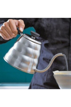 Barista Coffee Pot Kettle - Filtre Kahve Demliği (Ibrik) 1200ml EPNXBRSTIBRK1000 - 3