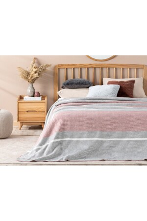 Barleycorn Scotch Einzeldecke 150 x 200 cm Dusty Rose 10030000 - 1