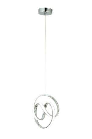 Barlow Single Asymmetric Power LED Pendelleuchte Kronleuchter – Chrom G-39-1K - 1