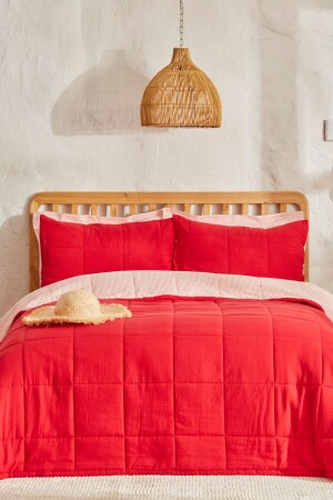 Barny Tek Kişilik Summer Comfort Kırmızı - Karaca Home