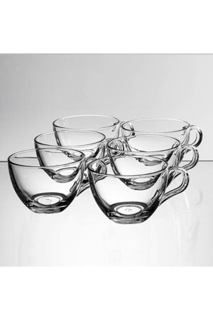 Basic 6-teilige Tee- und Kaffeetasse aus Glas, 6-teilige Tasse 55161 - 5