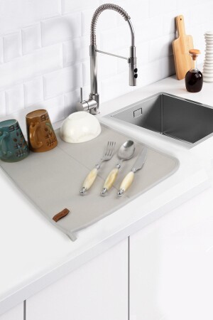 MNZ- أساسي الأطباق جافة المطبخ جافة الملابس جافة المطبخ المكتب الرمادي - Hamur