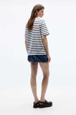 Basic-Kurzarm-Oversize-T-Shirt - 3