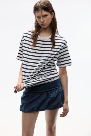 Basic-Kurzarm-Oversize-T-Shirt - 5