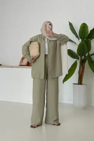 Basic Premium Keten Takım Çağla - Nuuwears