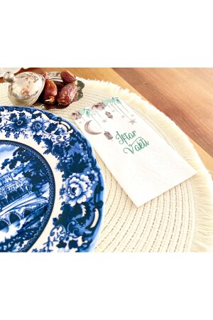 Baskılı Peçete [ İftar Vakti ] Ramazan Sofralarına Özel 202404 - napkindesign