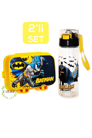 Batman Çocuk Beslenme Kutusu Ve Matara Seti 2' Li GT-004 - 1