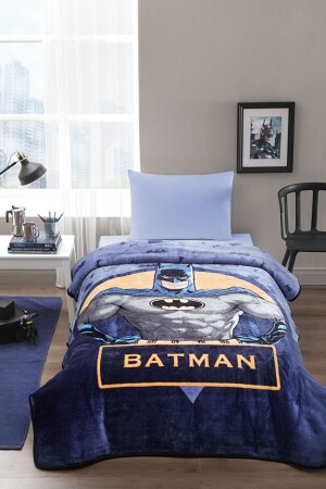 Batman Danger Lisanslı Tek Kişilik Çocuk Battaniyesi 160x220 PR-EVTEKSTILI-57291301327 - Özdilek