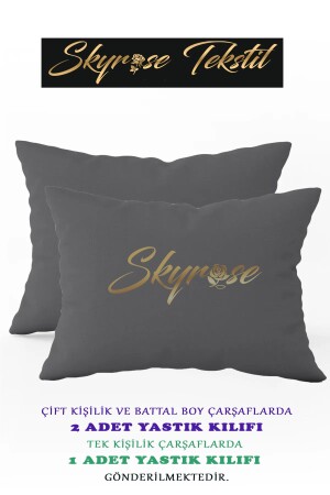 Battal Boy Düz Lastikli Çarşaf Seti- Otel Çarşafı Seti -battal Boy Lastikli Çarşaf 180x200 30x2 - Skyrose