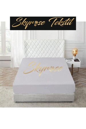 Battal Boy Düz Lastikli Çarşaf Seti- Otel Çarşafı Seti -Battal Boy Lastikli Çarşaf - Skyrose