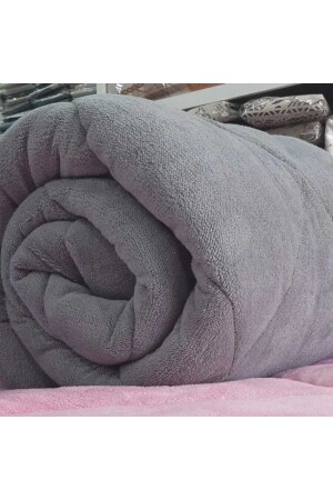 Battal Boy Lüx Gri Welsoft 220 X 240 Yorgan - Truytowel