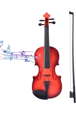 Batteriebetriebene beleuchtete Violine 39 cm – lustiges Musikspielzeug, batteriebetriebene Violine - 7